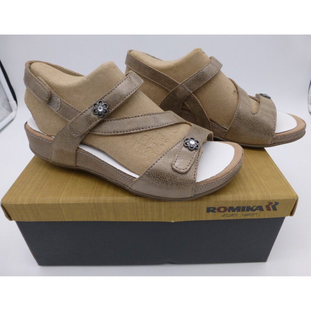 NIB - Romika Fidschi Bronze Sandals Size 36 (Size 5.5 US) - Picture 7 of 13